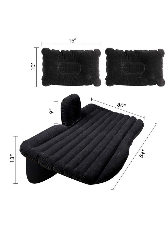 Allextreme Allextreme Inflatable Car Bed Mattress with Pump, 2 Air Pillows & Repair Kit Multifunctional Universal Fit Car Back Seat Accessories for Baby Travel Camping Kids Picnic Pool & Beach (Black) - Image 4