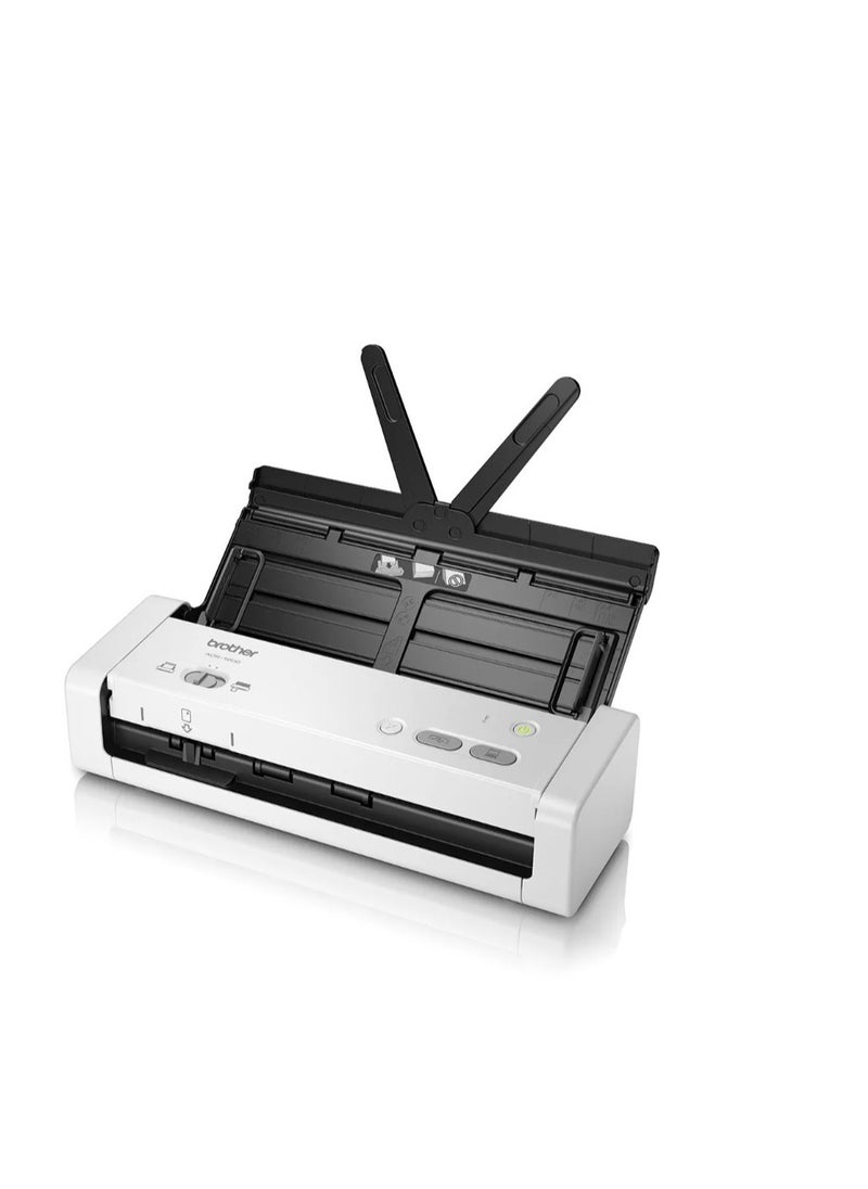 BROTHERS Brother ADS-1200 Compact Desktop Scanner – 25ppm Duplex – USB 3.0 – ADF 20 Sheets – Portable, USB-Powered  - Image 1