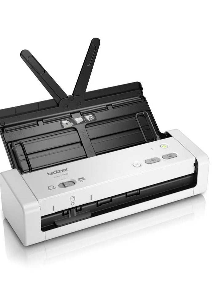 BROTHERS Brother ADS-1200 Compact Desktop Scanner – 25ppm Duplex – USB 3.0 – ADF 20 Sheets – Portable, USB-Powered  - Image 4