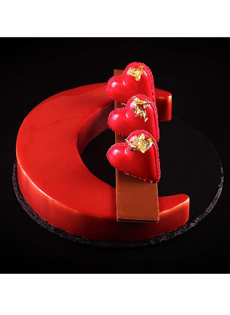 قالب كيك سيليكون على شكل قمر ثلاثي الأبعاد، قالب كيك موس سوناتا على شكل هلال، قالب خبز بيتزا، أدوات خبز المطبخ - Image 4