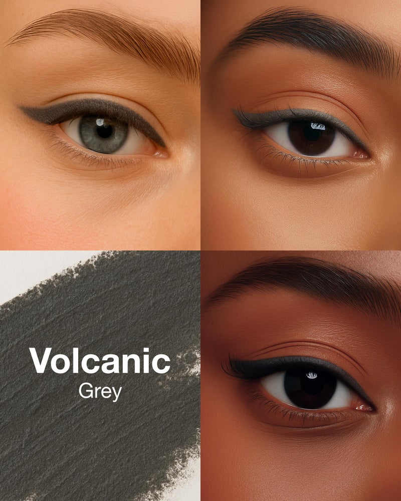 Mineral Fusion Eye Pencil (Grey - Volcanic) - Eyeliner with Soothing Chamomile, Meadowfoam & Vitamin E - Smooth & Long Lasting, Hypoallergenic, Non-Irritating Eye Makeup - Image 4