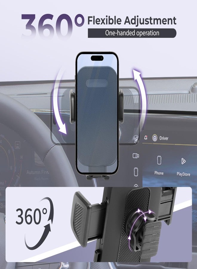 HPEVA 8Inch Car Phone Holder Mount Compatible with Nissan Rogue 2021-2025/Altima 19-25/Sentra SV SR(Not Fit S) 20-25 Accessories Custom Screen & Mobile Phone 360°Adjustable Cell Phone Car Decoration Mount - Image 5