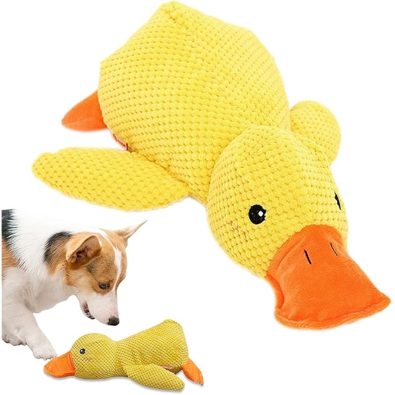 Duck Dog Toy Duck Dog Toy for The Mellow Dog,2024 Upgrade Durable Calming Duck Dog Toy,Squeak Dog Toys for Small Dogs Stuffed Duck Dog Toys for Puppy Small Dog Indoor Puppy Essentials (Yellow#) - Image 1