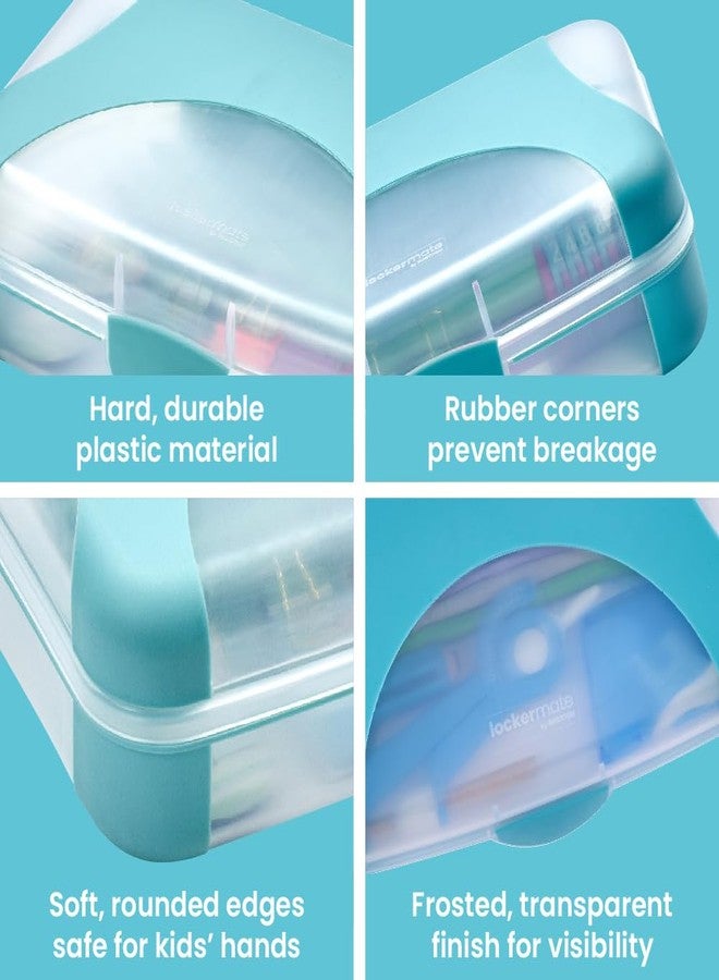 LockerMate by Bostitch Hard Pencil Case, Durable Plastic Pencil Box, Kid-Friendly Design - Image 5