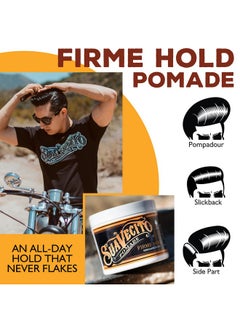 SUAVECITO Pomade Firme Hold 4 Oz 2 Pack Strong Hold Hair Pomade For Men Medium Shine Water Based Flake Free Hair Gel Easy To Wash Out All Day Hold For All Hair Styles  - Image 5