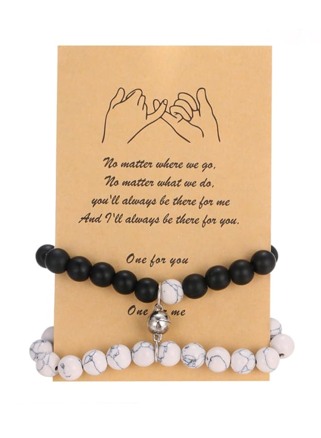 تشيميز أصفر مجموعة أساور متعددة الألوان من الخيوط والخرز للنساء - Image 1