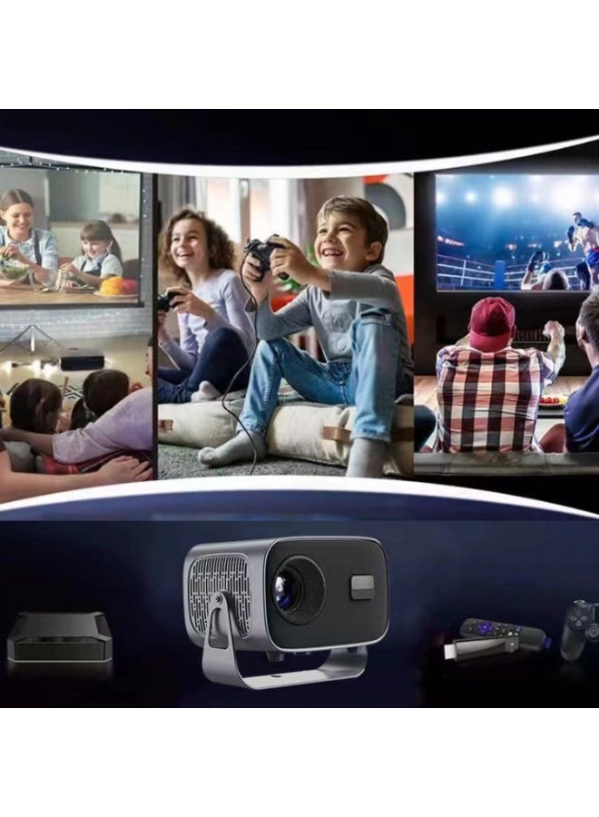 A10 Smart Android 11.0 1080P Projector With 5G WiFi Lamp Portable Projectors 4K Support HD Video Home Theater Projector  - Image 4
