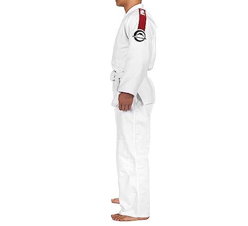 Fuji Single Weave Judo Gi Uniform - Kids & Adults Cotton Training Gi for Judo and Karate, Size 1, White - Image 5