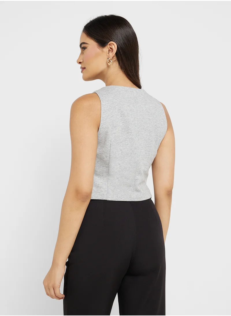 VERO MODA Short Sweat Vest