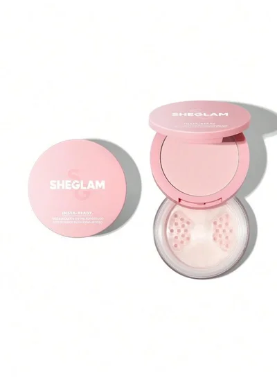 شيجلام Insta-Ready Face & Under Eye Setting Powder Duo-Bubblegum