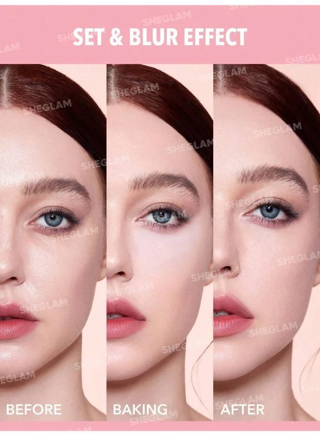 SHEGLAM Insta-Ready Face & Under Eye Setting Powder Duo-Bubblegum