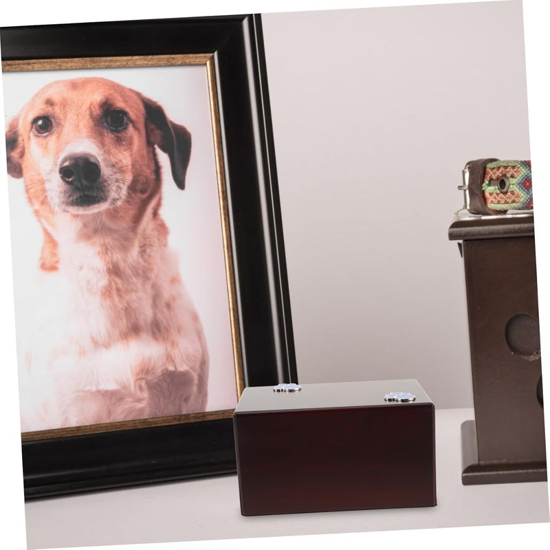 Continuous warehouse supply Didiseaon PET Memorial Urn for Dogs and Cats Sealed Wooden Cremation Urn Box for Pets for Animal Ashes Keepsake Fast & slow shipment compatible Simple multi-feature universal build KSA local stock Storage transit efficiency build Long term storage compatible All consumer tier purchase options Solid anti-deform Labor saving Repeated use trusted quality Remote area delivery Balanced universal design Budget friendly trendy design Regional distribution available Practical design alternatives Light sturdy raw material Balanced weight Trendy flexible practical build Globally spread simple design Small apartment fit Changing environment compatible Stable base All-item matching trendy build All preference matching build Non sticky surface - Image 2