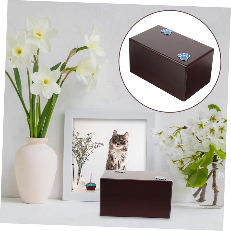 Continuous warehouse supply Didiseaon PET Memorial Urn for Dogs and Cats Sealed Wooden Cremation Urn Box for Pets for Animal Ashes Keepsake Fast & slow shipment compatible Simple multi-feature universal build KSA local stock Storage transit efficiency build Long term storage compatible All consumer tier purchase options Solid anti-deform Labor saving Repeated use trusted quality Remote area delivery Balanced universal design Budget friendly trendy design Regional distribution available Practical design alternatives Light sturdy raw material Balanced weight Trendy flexible practical build Globally spread simple design Small apartment fit Changing environment compatible Stable base All-item matching trendy build All preference matching build Non sticky surface - Image 5