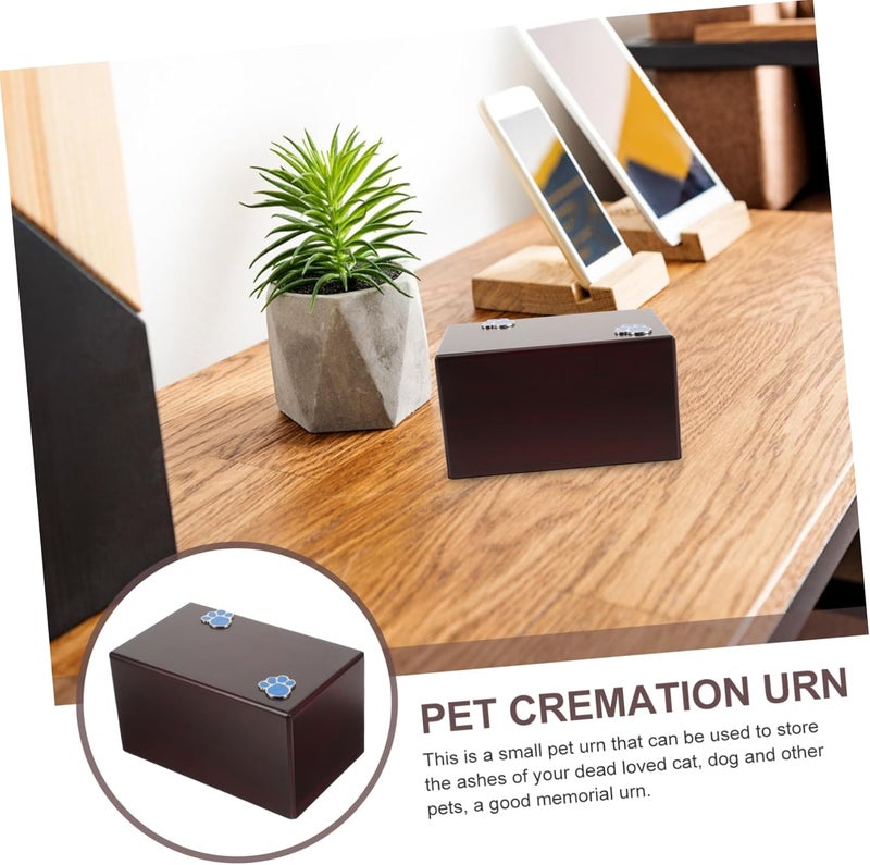 Continuous warehouse supply Didiseaon PET Memorial Urn for Dogs and Cats Sealed Wooden Cremation Urn Box for Pets for Animal Ashes Keepsake Fast & slow shipment compatible Simple multi-feature universal build KSA local stock Storage transit efficiency build Long term storage compatible All consumer tier purchase options Solid anti-deform Labor saving Repeated use trusted quality Remote area delivery Balanced universal design Budget friendly trendy design Regional distribution available Practical design alternatives Light sturdy raw material Balanced weight Trendy flexible practical build Globally spread simple design Small apartment fit Changing environment compatible Stable base All-item matching trendy build All preference matching build Non sticky surface - Image 4