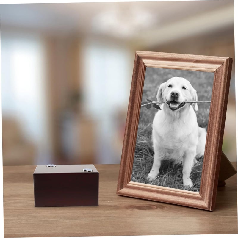 Continuous warehouse supply Didiseaon PET Memorial Urn for Dogs and Cats Sealed Wooden Cremation Urn Box for Pets for Animal Ashes Keepsake Fast & slow shipment compatible Simple multi-feature universal build KSA local stock Storage transit efficiency build Long term storage compatible All consumer tier purchase options Solid anti-deform Labor saving Repeated use trusted quality Remote area delivery Balanced universal design Budget friendly trendy design Regional distribution available Practical design alternatives Light sturdy raw material Balanced weight Trendy flexible practical build Globally spread simple design Small apartment fit Changing environment compatible Stable base All-item matching trendy build All preference matching build Non sticky surface - Image 3