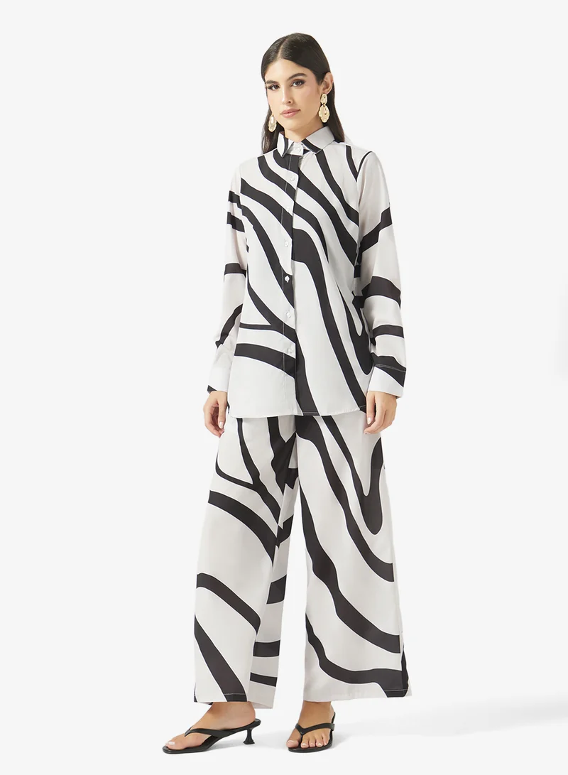 Fyor Abstract Print Co-Ord Set