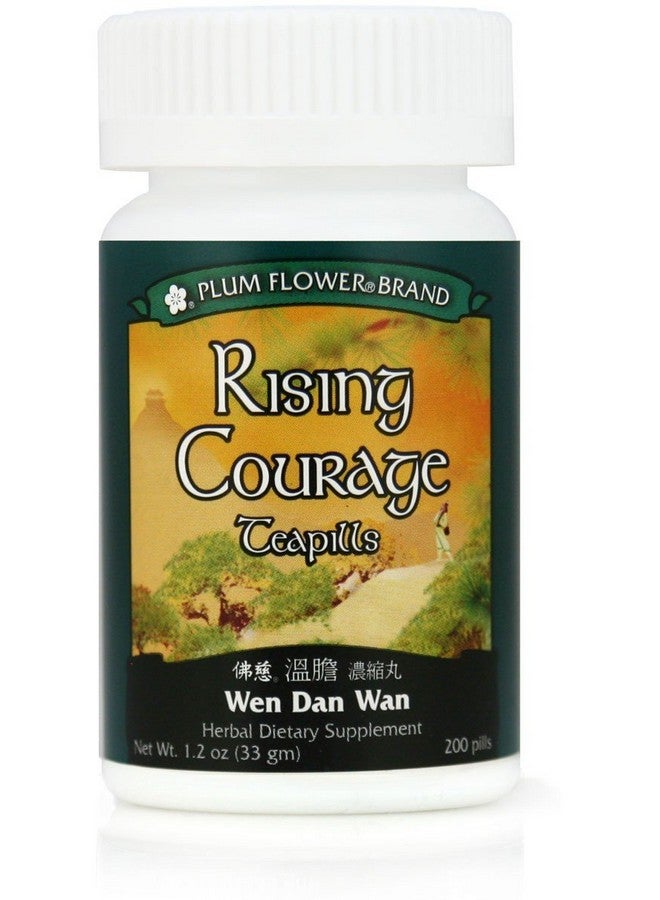 Plum Flower Rising Courage Teapills (Wen Dan Tang Wan), 200 ct, Plum Flower 