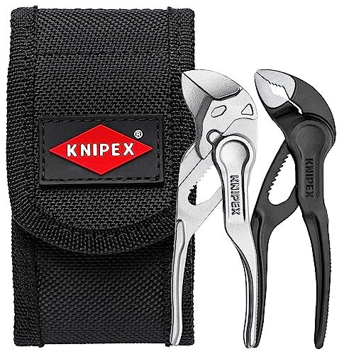 KNIPEX مجموعة كنيبكس 2 قطعة من كماشة صغيرة XS في حقيبة حزام 002072V04XS