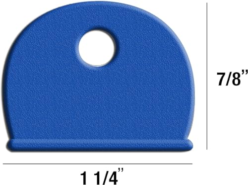 Lucky Line Extra Large Industrial Size Key Caps, Identifier, Key Finder, 4 Pack Assorted Colors (16004) (Color May Vary) - Image 2