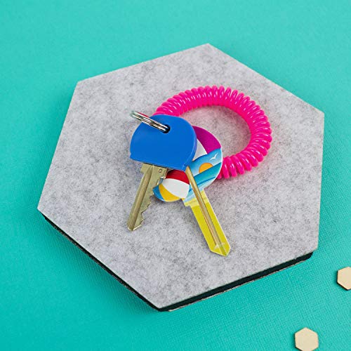Lucky Line Extra Large Industrial Size Key Caps, Identifier, Key Finder, 4 Pack Assorted Colors (16004) (Color May Vary) - Image 4