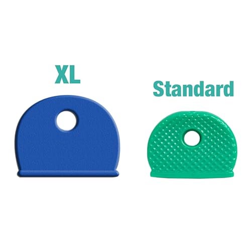 Lucky Line Extra Large Industrial Size Key Caps, Identifier, Key Finder, 4 Pack Assorted Colors (16004) (Color May Vary) - Image 3