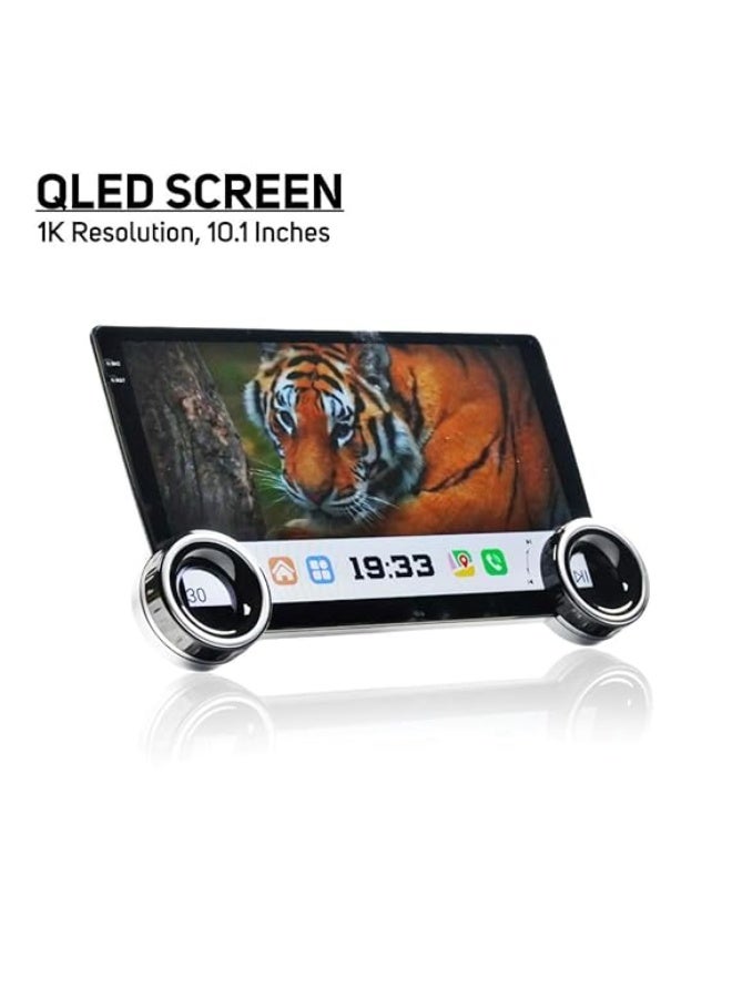 Gemstone Organic 10 Inch Android Car Screen HD 1280×720 – 64GB Storage – Supports Apple CarPlay & Android Auto - Image 1