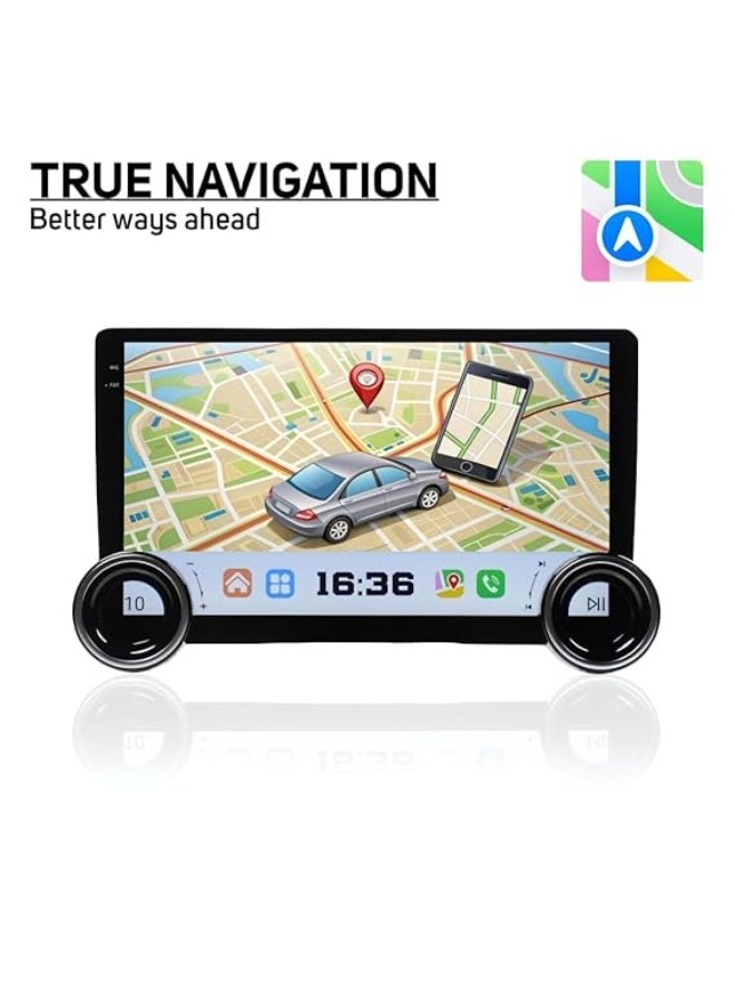 Gemstone Organic 10 Inch Android Car Screen HD 1280×720 – 64GB Storage – Supports Apple CarPlay & Android Auto - Image 4
