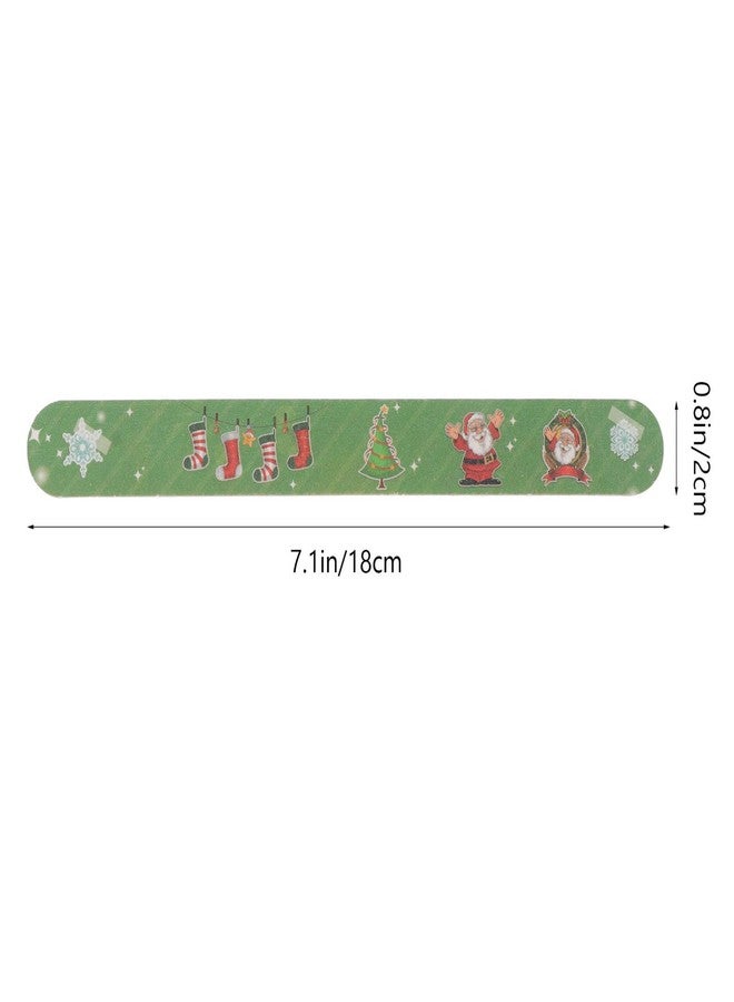 FRCOLOR 12pcs Christmas Nail Files Double Sided Emery Board Nail Sanding File for Natural and Acrylic Nails (Random Style) - Image 4