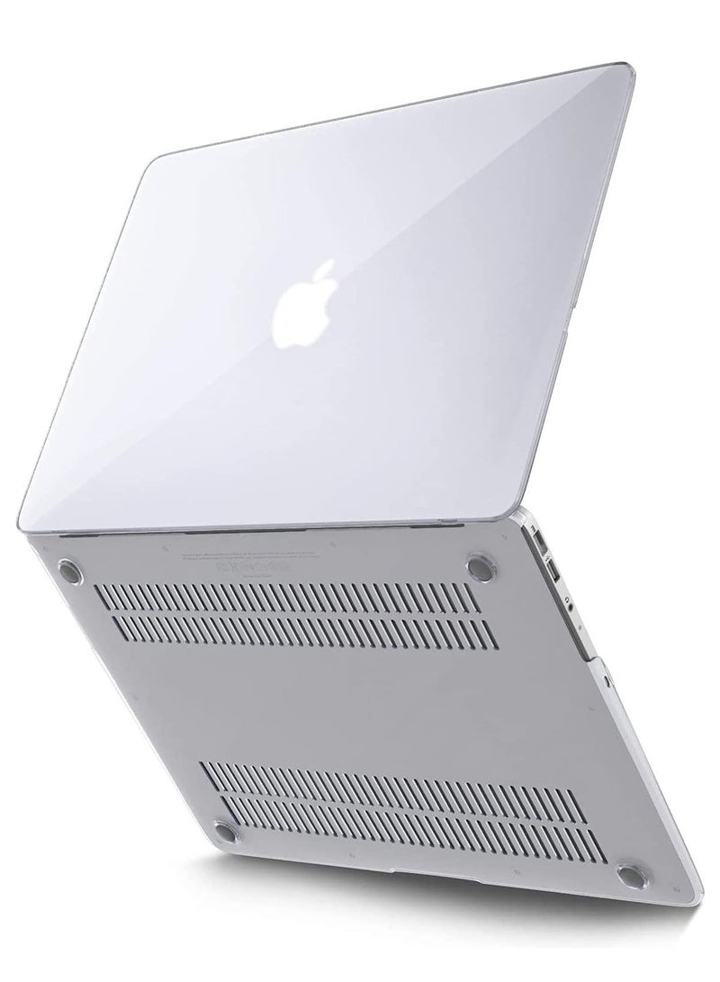 Covers Hard Case Rubberized Hard Matte Case Cover for Macbook Air 13.3 Inch (Models: A1369 A1466 Old Version 2010-2017 Released) (White) - Image 1