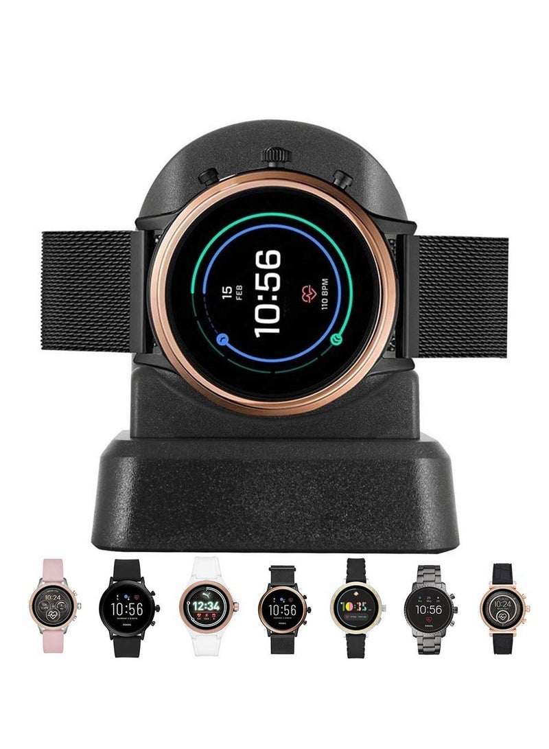 Excefore Watch Charger Compatible with Fossil Gen 6/5/4/Sport, Smart Watch Charging Dock, Must Have Smartwatch Accessories Compatible with Fossil/Diesel/Kate Spade/Puma/Armani/Michael Kors and More - Image 1