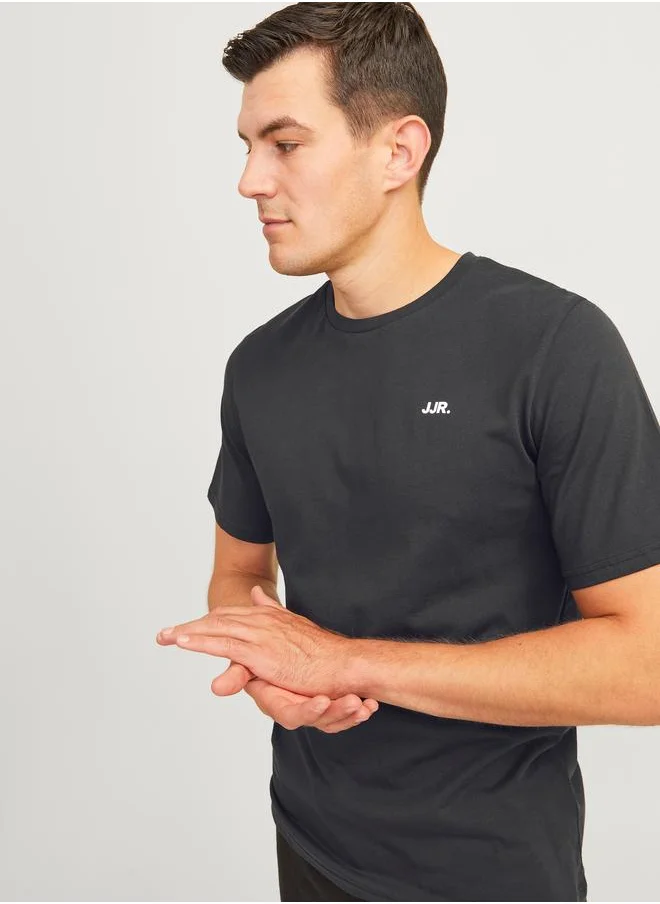 ج ج ريبل من جاك و جونز JJ REBEL Crew Neck Short Sleeve T-Shirt