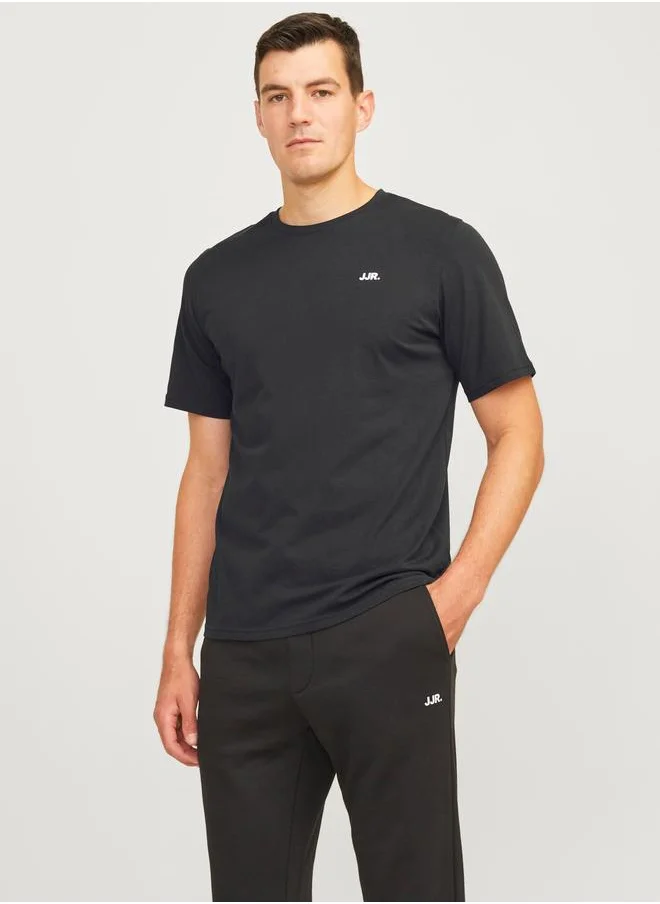 ج ج ريبل من جاك و جونز JJ REBEL Crew Neck Short Sleeve T-Shirt