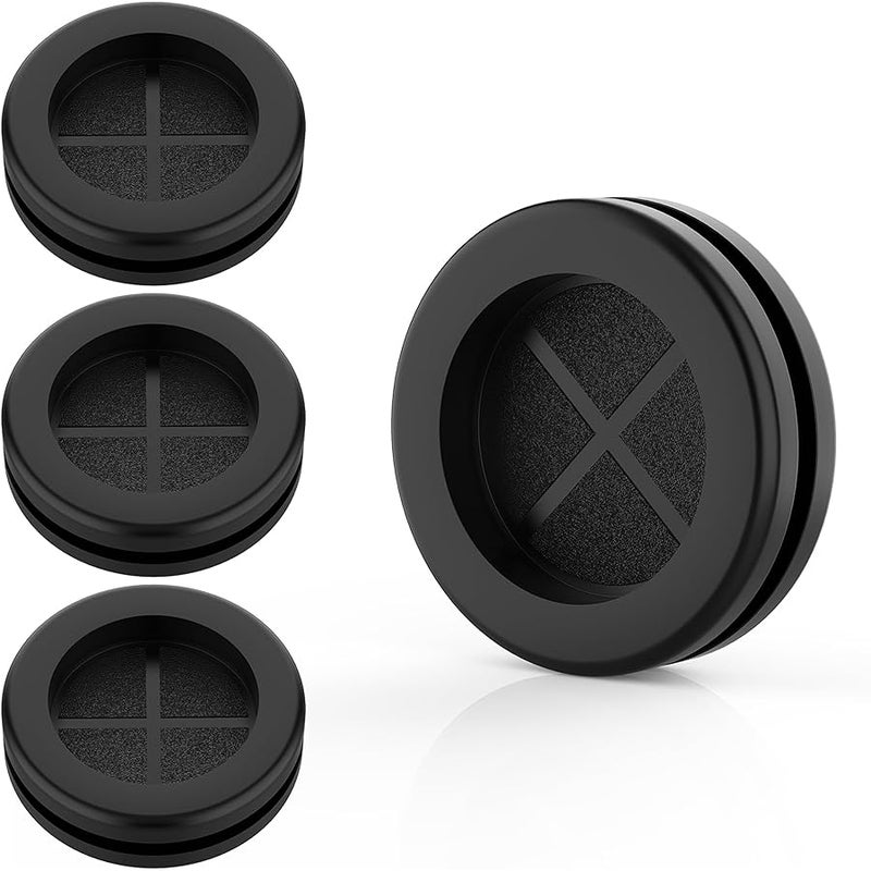 Aifeier ET Firewall Rubber Grommets 4/5 ID 1 Drill Hole Double-Sided Hole Plugs for Wire Protection - 4 PCS - Image 1