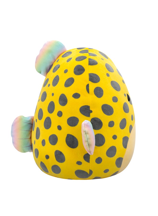 Squishmallows Large Plush 14 inch Dayton Yellow Boxfish Officially Licensed Kellytoy Plush Toy Colorful Soft Gift for Kids Girls & Boys Washable Squishy Stuff Toy Multicolor All Age  - Image 4