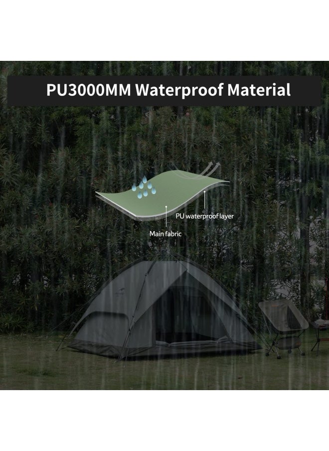 Automatic Tent For 3-4 People | Camping Tent | Dome Shape | Size: 3-Person | Uv Protection, Waterproof, Easy Setup | Color - Forest Green - pzsku/ZA8AF6DEBCD39CFB84D40Z/45/_/1724759522/c37865e6-4209-4e12-a2e6-d7b62c18aa0a