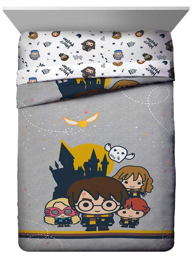 Jay Franco Harry Potter Twin Comforter Set, Gray - Image 2