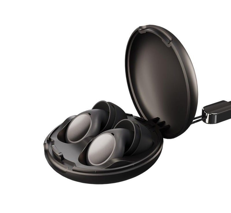 NG سدادات أذن EarSafe للنوم مع خاصية إلغاء الضوضاء -25dB، قابلة لإعادة الاستخدام مع 4 رؤوس أذن وحافظة حمل، للسباحة، الحفلات، العمل، الدراسة، السفر - Image 1