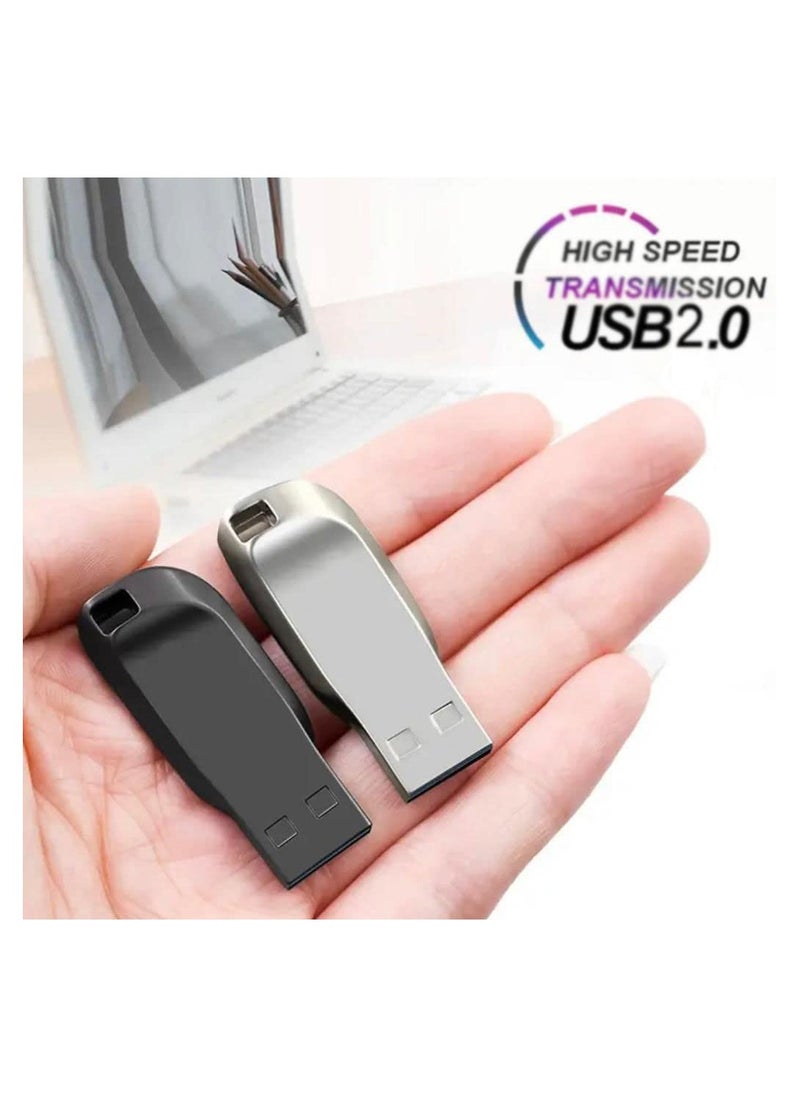 Generic 2TB Metal USB Flash Drive High Speed for Laptop, PC, Car and Other Devices Metal Pen Drive Waterproof Mini Disk Memory with Keyhole (Silver)  - Image 4