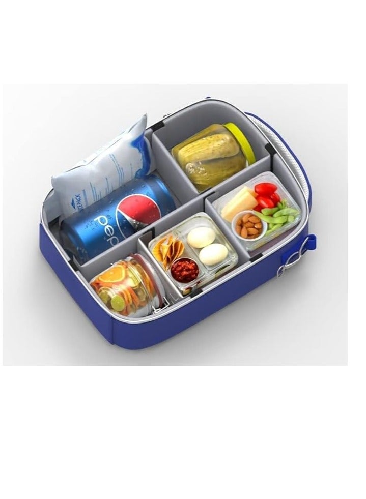 فيرونا علبة ثلج فورية قابلة لإعادة الاستخدام وعلبة غداء للسفر وعلبة تبريد للتخييم مناسبة لحقائب التبريد وعلب الغداء والزجاجات والعلب والنزهات، تحافظ على الطعام طازجًا وباردًا - Image 5