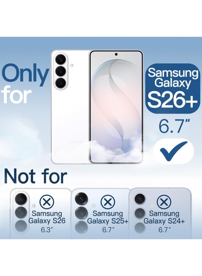 بورتوني جراب سامسونج جالاكسي S26 بلس متوافق مع غطاء MagSafe، جراب فاخر لامع ناعم مطلي، مناسب لهاتف سامسونج جالاكسي S26 بلس بشاشة 6.7 بوصة - Image 2