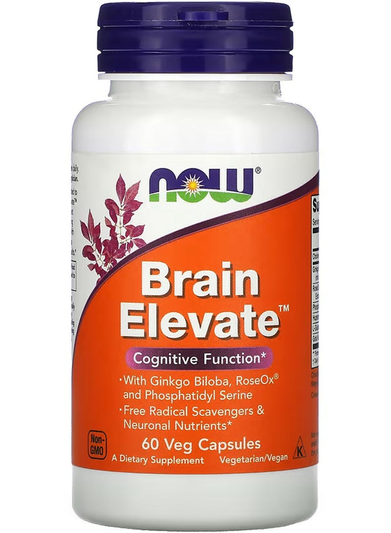 now Brain Elevate, 60 Veg Capsules - Image 1
