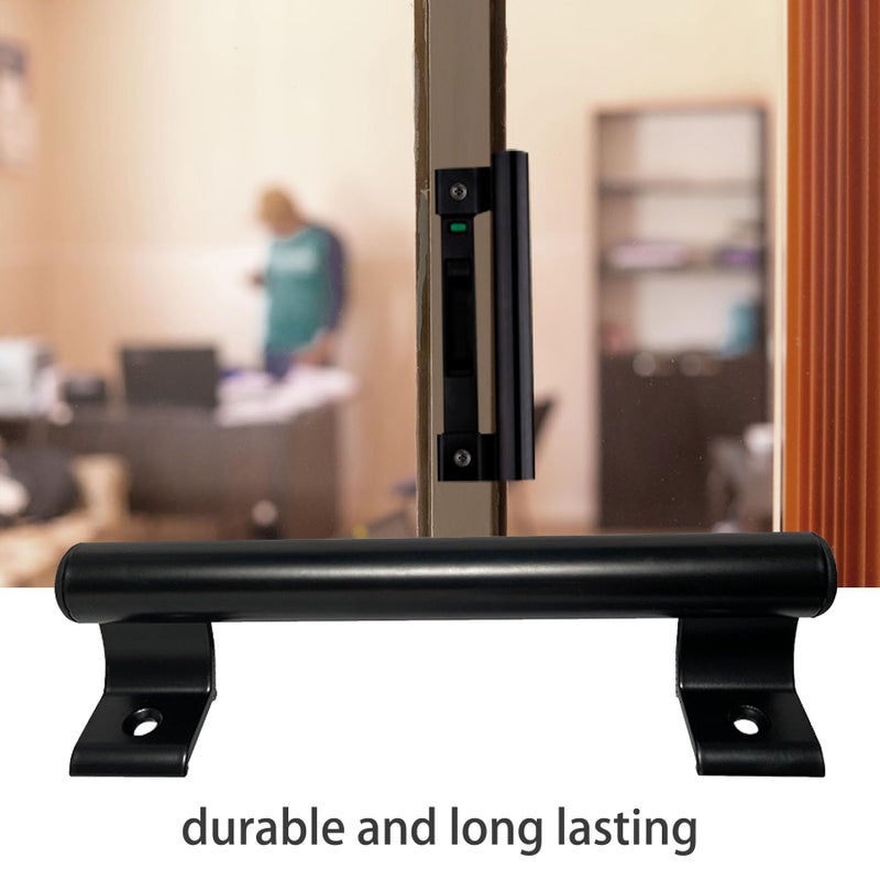 Koxhero Sliding Door Pull - 8"" Metal Replacement Handle (2Pack) - Black Aluminum Alloy Hardware For Old/Damaged Door Pull - Image 4
