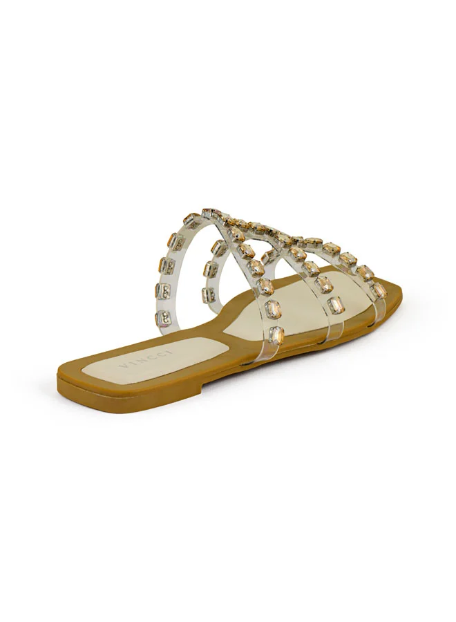 Vincci Women Multi Strap Flat Sandals