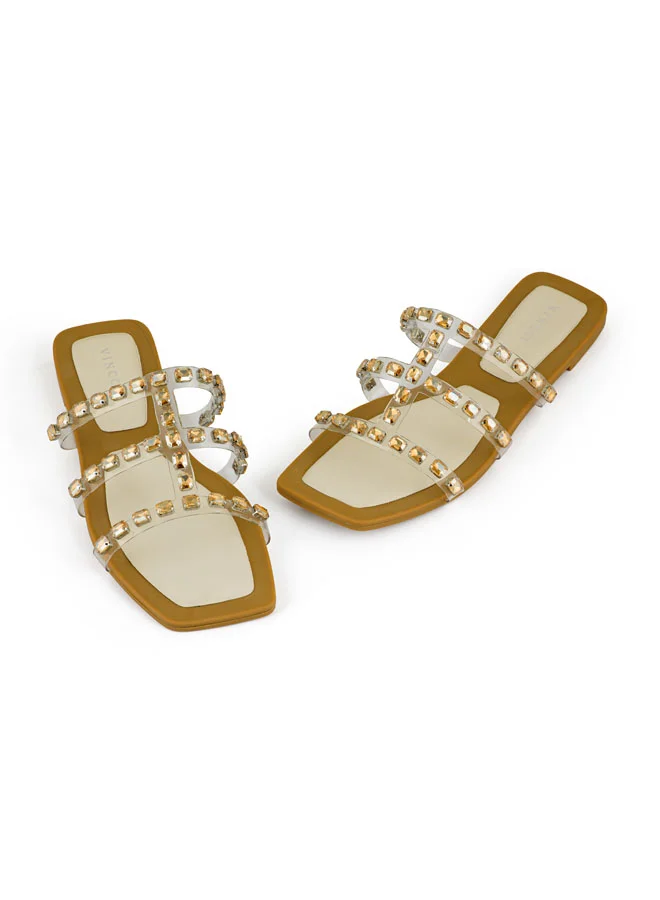 Vincci Women Multi Strap Flat Sandals
