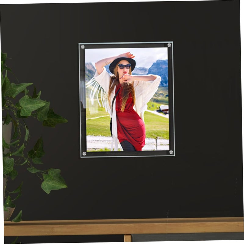 Acrylic Picture Frame Wall Display Holder 20.80X15.70X1.00CM For Photos Artwork Living Room Bedroom Decor - Image 5
