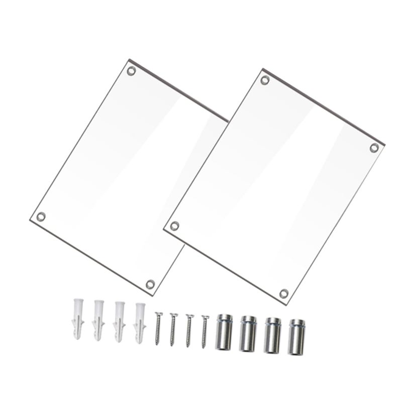 Acrylic Picture Frame Wall Display Holder 20.80X15.70X1.00CM For Photos Artwork Living Room Bedroom Decor - Image 2