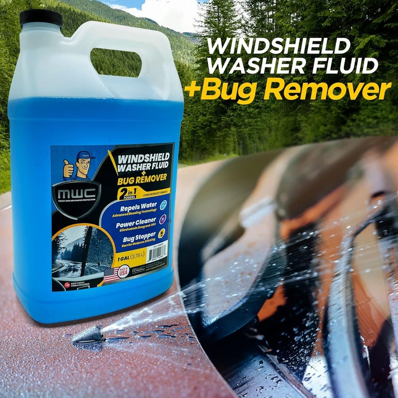 MWC Windshield Washer Fluid + Bug Remover, 1 Gallon (3.78 Liters) - Image 4