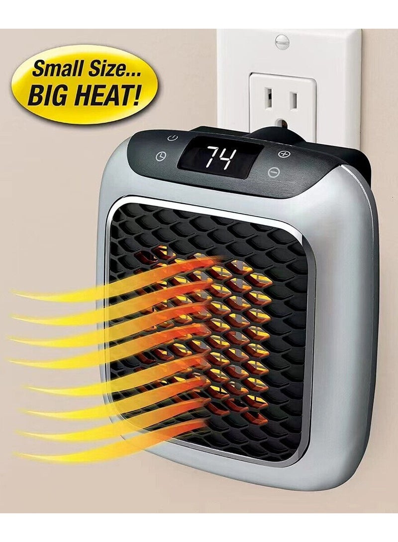 DubaiGallery Fast Heating Warm Heater Plug in Wall Hot Air Fans Mini Air Warmer Room - Image 1