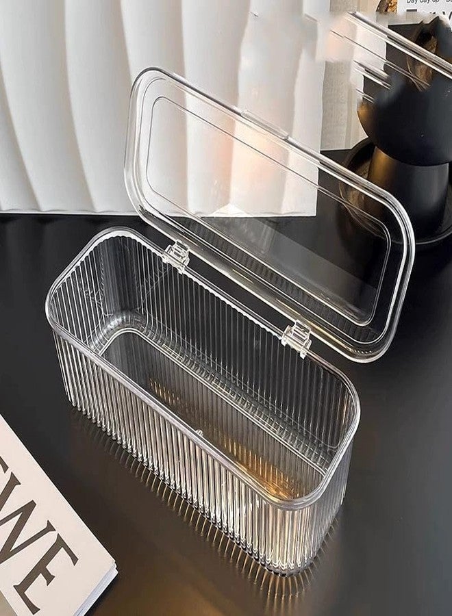 CARTIFY Acrylic Jewelry Organizer Box Set, Portable Storage Boxes With Anti-Oxidation For Earrings, Bracelete, Rings, Necklace, Watch, Transparent Jewelry Case For Women & Girls - Image 5
