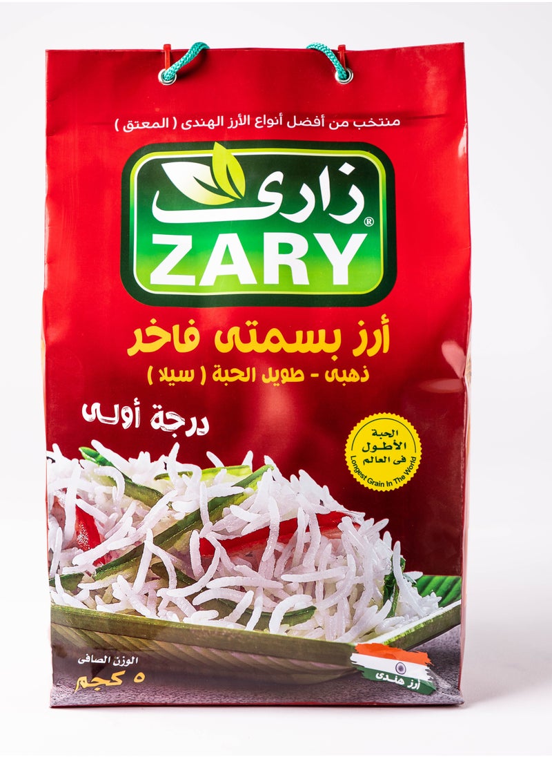 ZARY Sella Golden Basmati Rice 5 kg  - Image 1